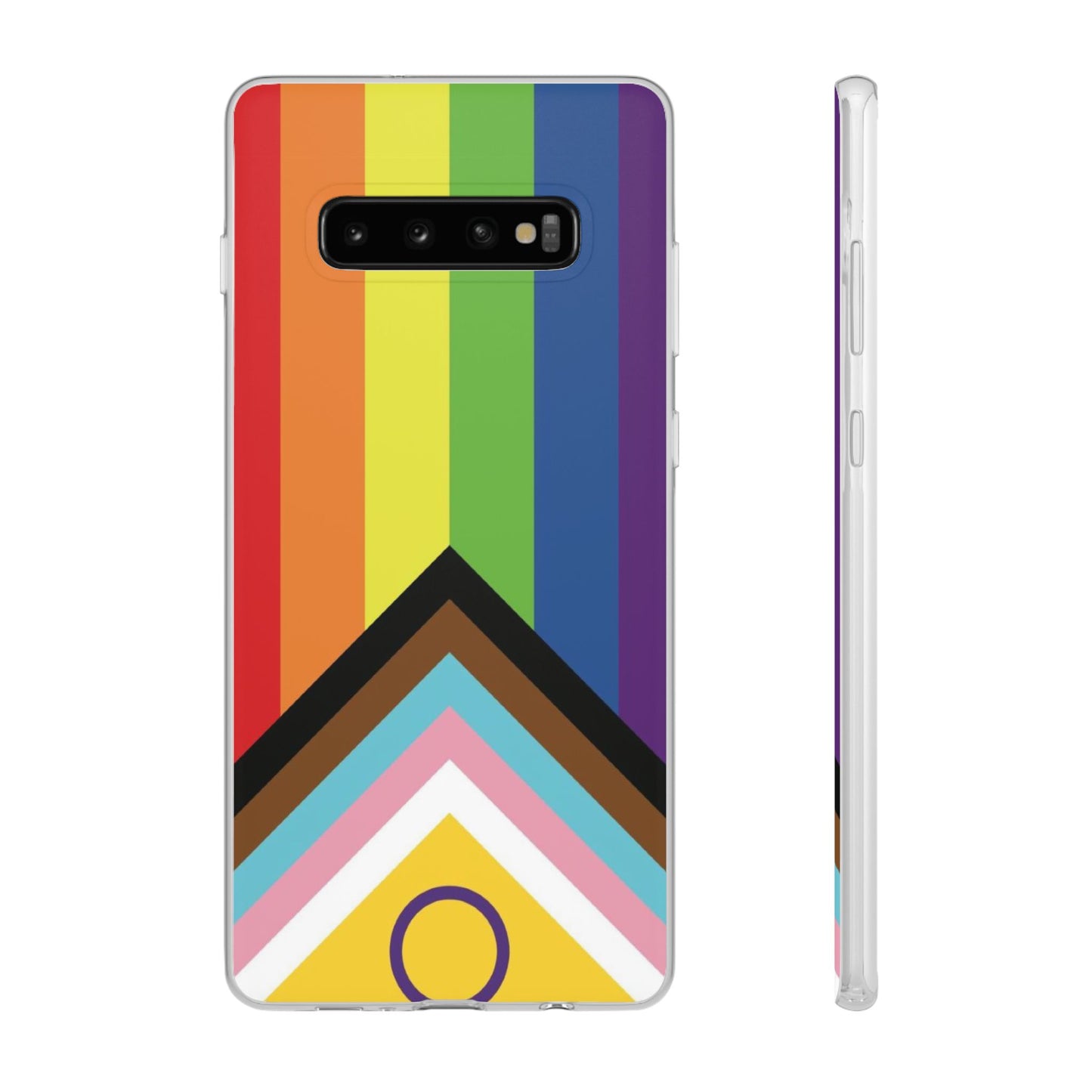 Inclusive Progress Pride Flag Samsung Flexi Case - Multiple Generations