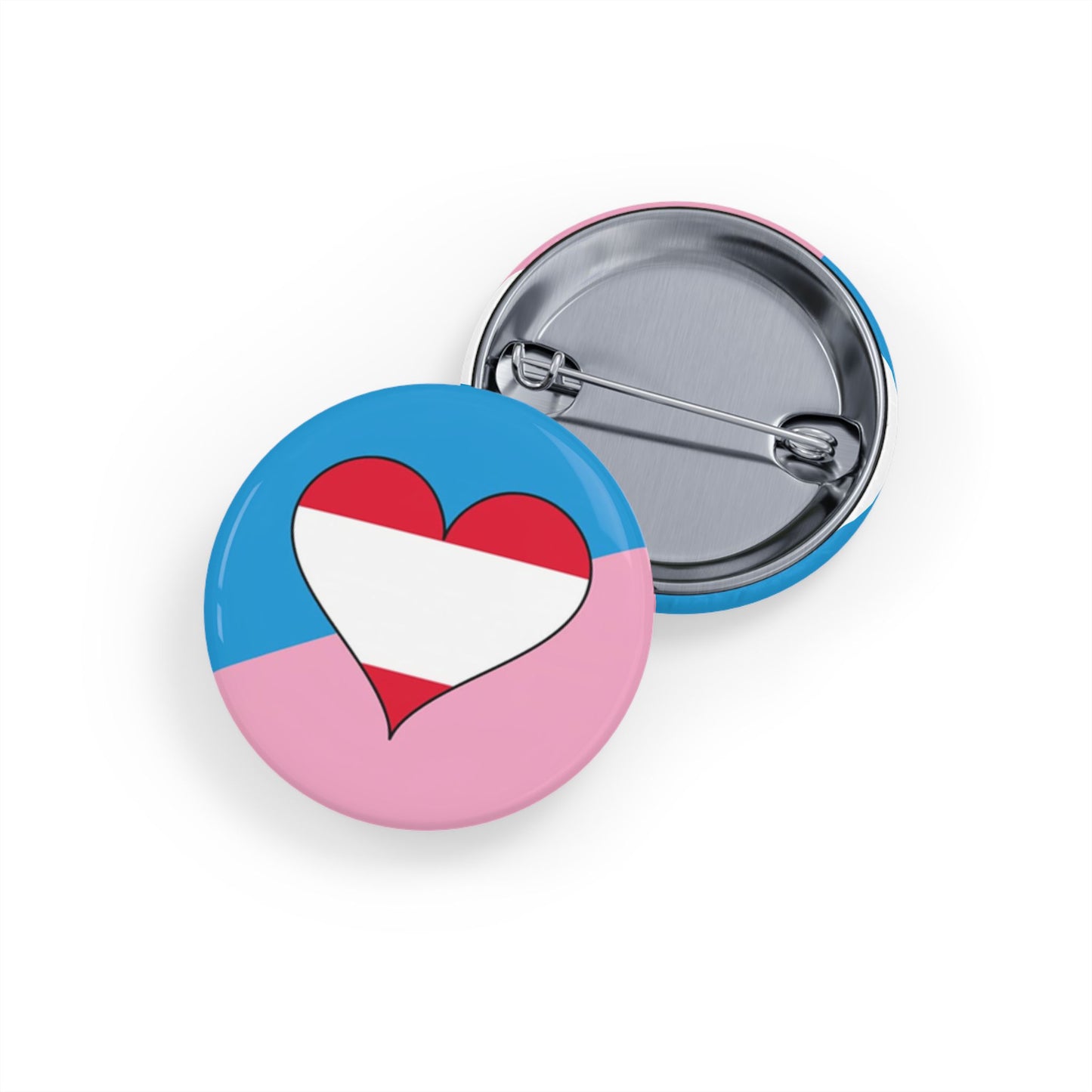 Age Play Fetish Flag Round Pin