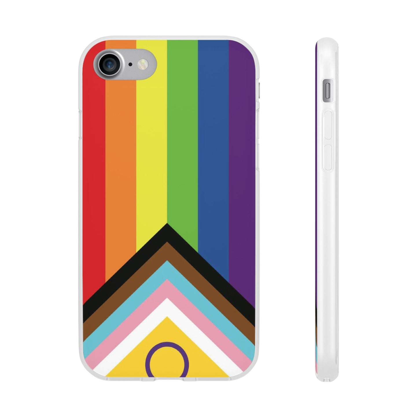 Inclusive Progress Pride Flag iPhone Flexi Case - Multiple Generations
