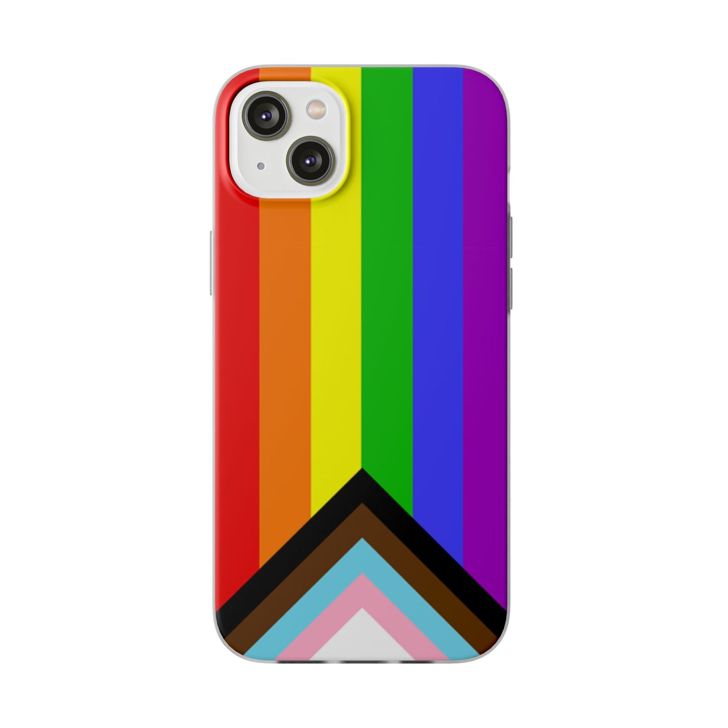 Progress Pride Flag iPhone Flexi Case - Multiple Generations