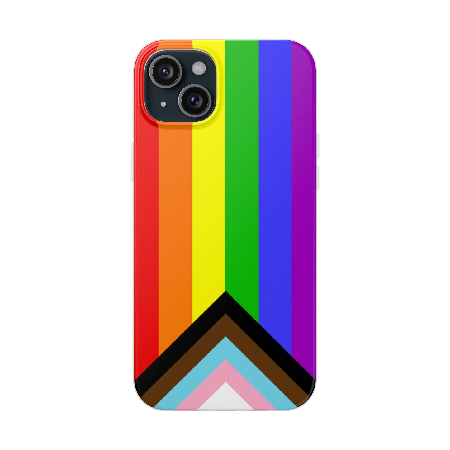 Progress Pride Flag iPhone Flexi Case - Multiple Generations