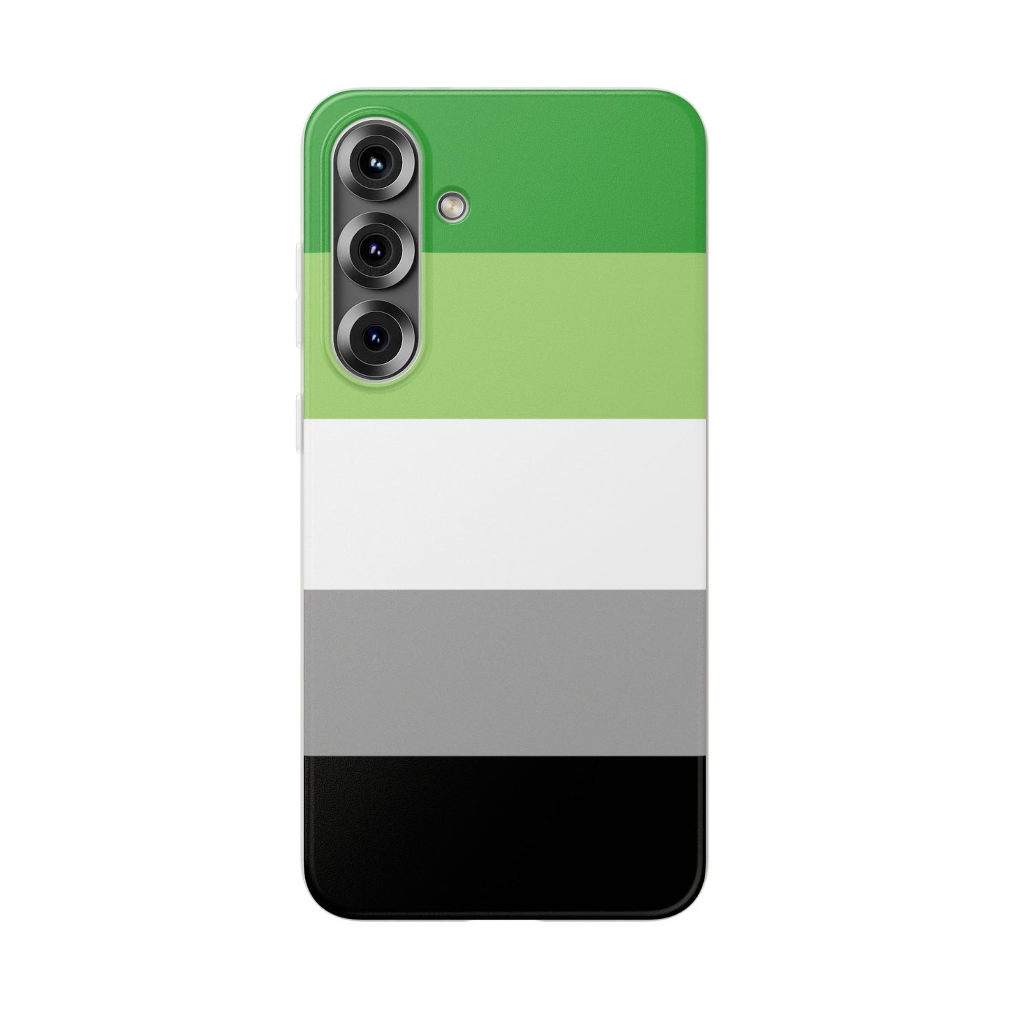 Aromantic Pride Flag Samsung Flexi Case - Multiple Generations