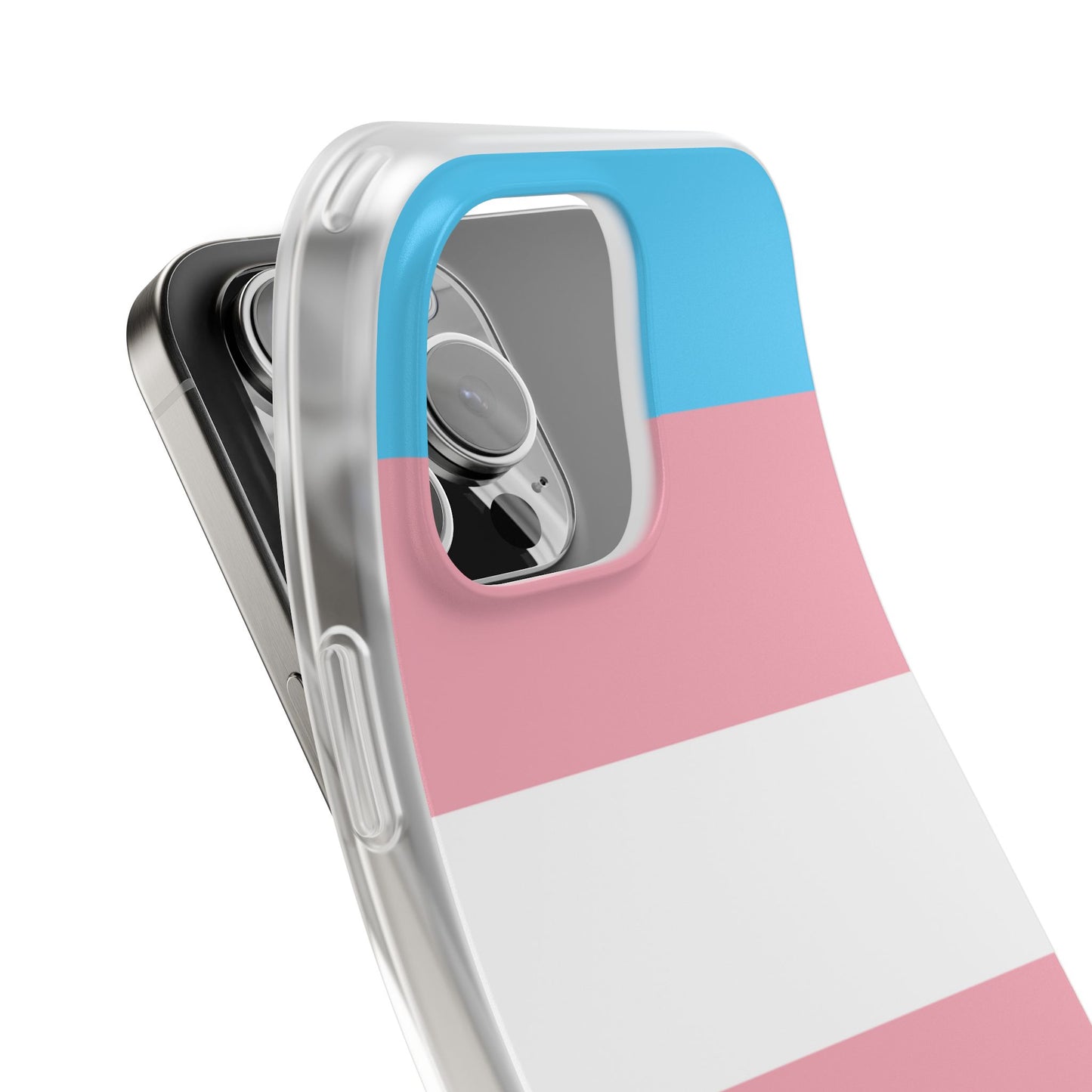 Transgender Pride Flag iPhone Flexi Case - Multiple Generations