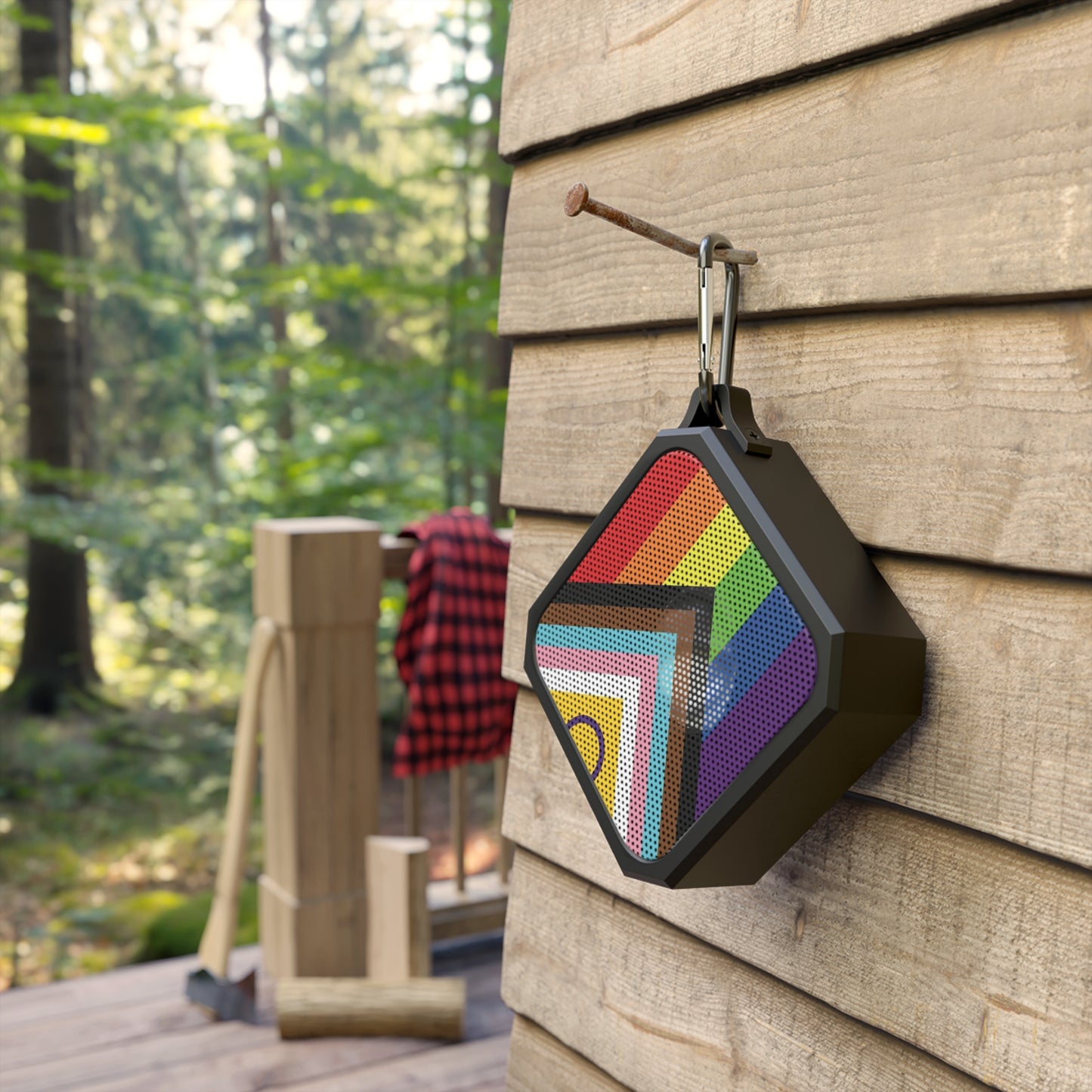 Inclusive Progress Pride Flag Bluetooth Speaker