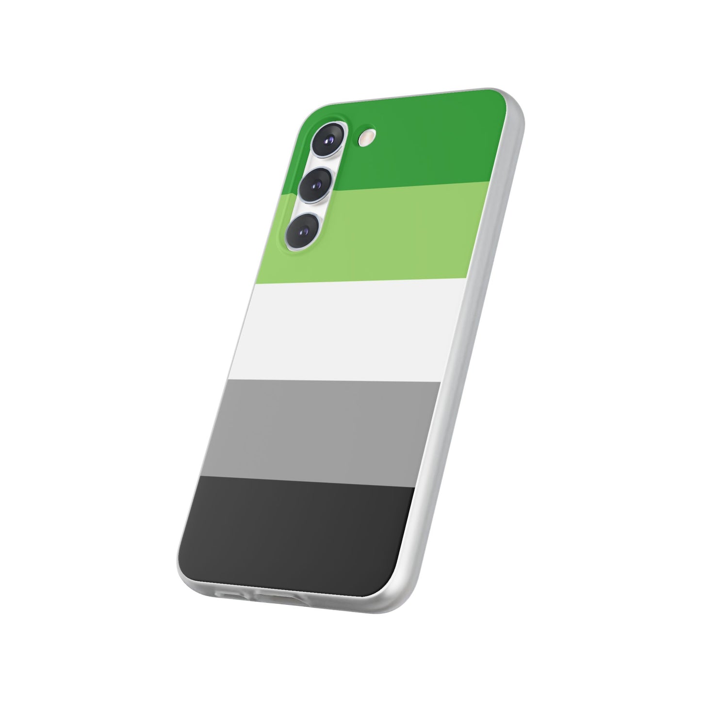 Aromantic Pride Flag Samsung Flexi Case - Multiple Generations