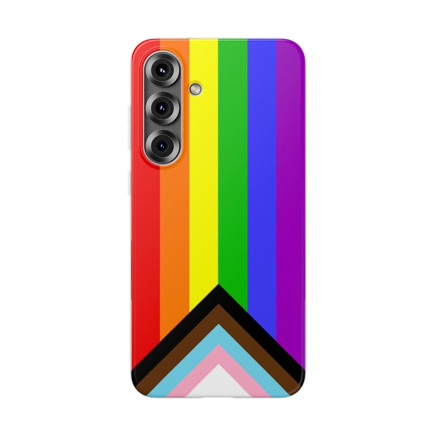 Progress Pride Flag Samsung Flexi Case - Multiple Generations