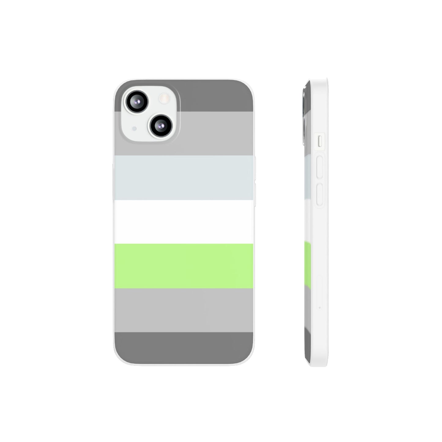 Demiagender Pride Flag iPhone Flexi Case - Multiple Generations