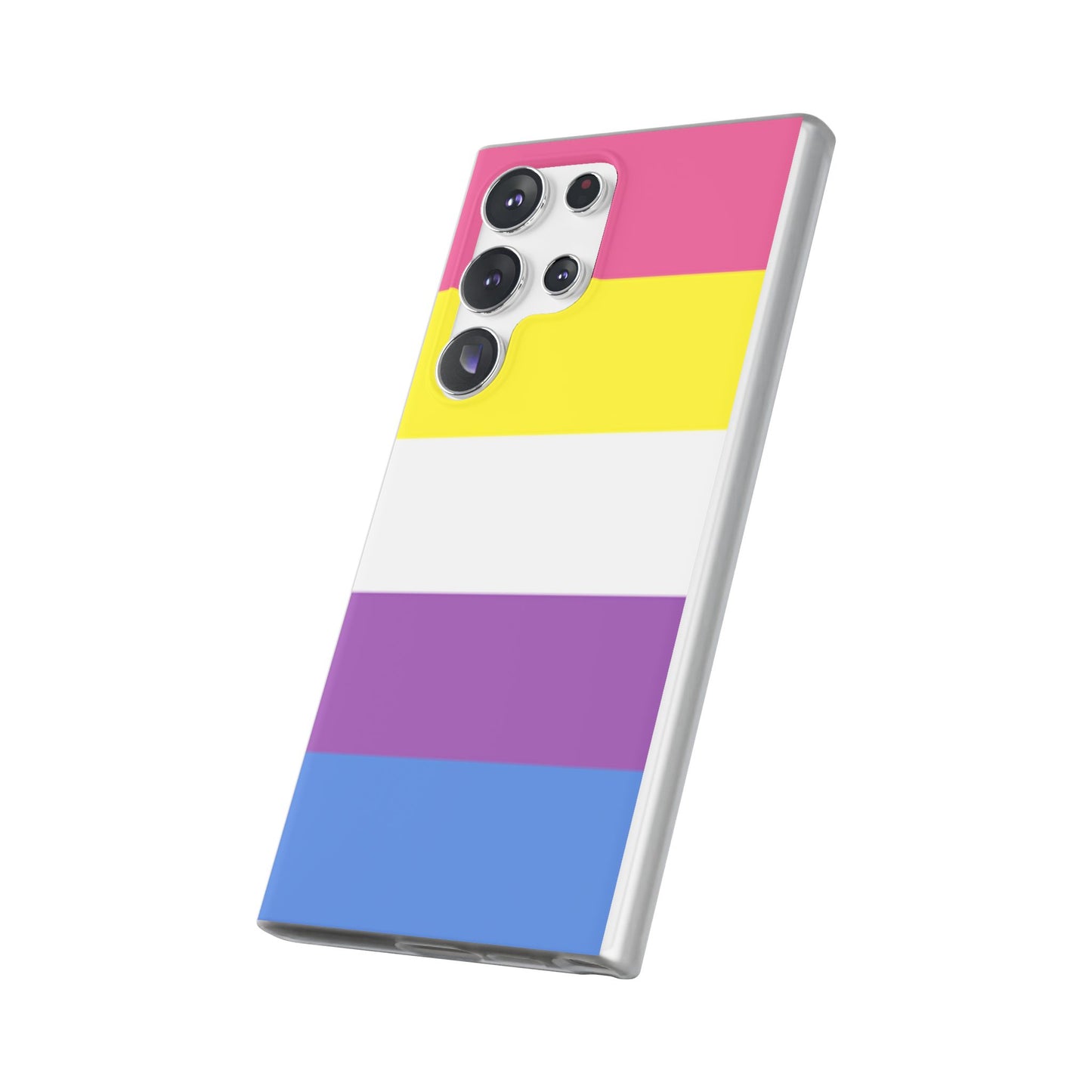 Bigender Pride Flag Samsung Flexi Case - Multiple Generations