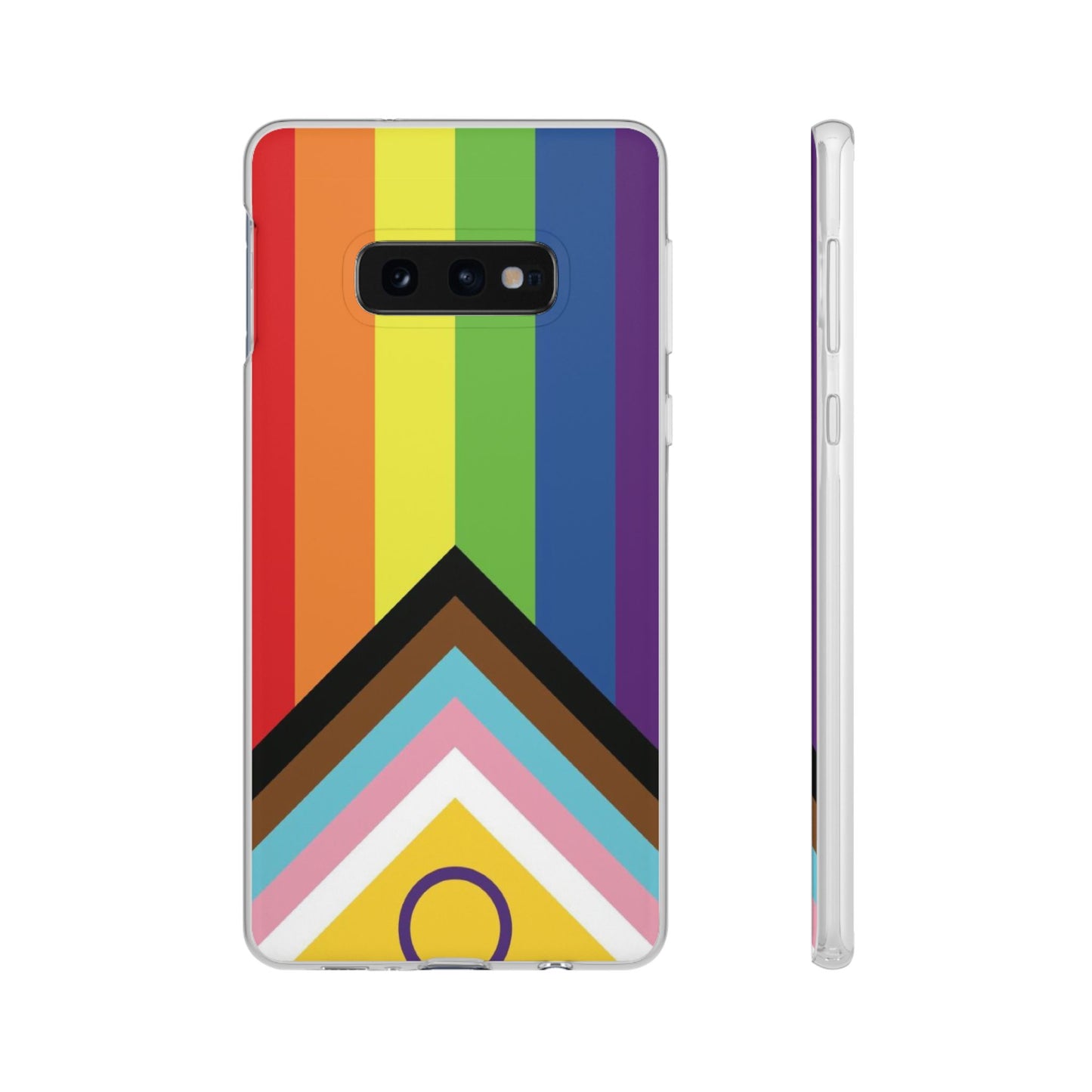Inclusive Progress Pride Flag Samsung Flexi Case - Multiple Generations