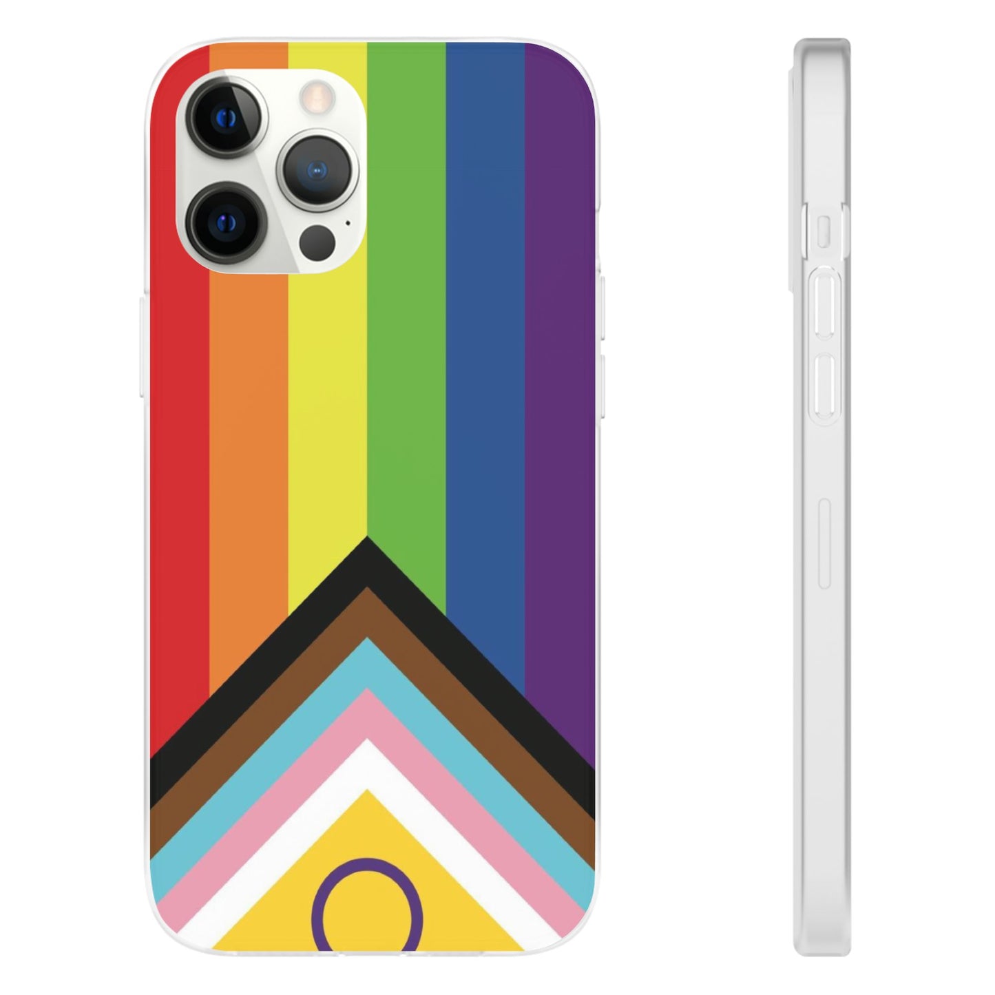 Inclusive Progress Pride Flag iPhone Flexi Case - Multiple Generations