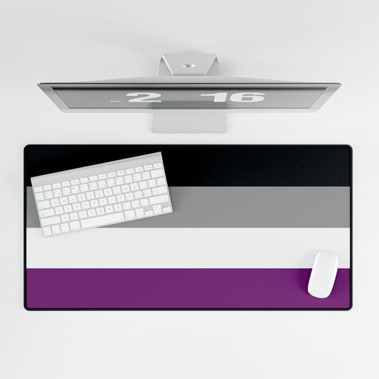 Asexual Pride Flag Desk Mat