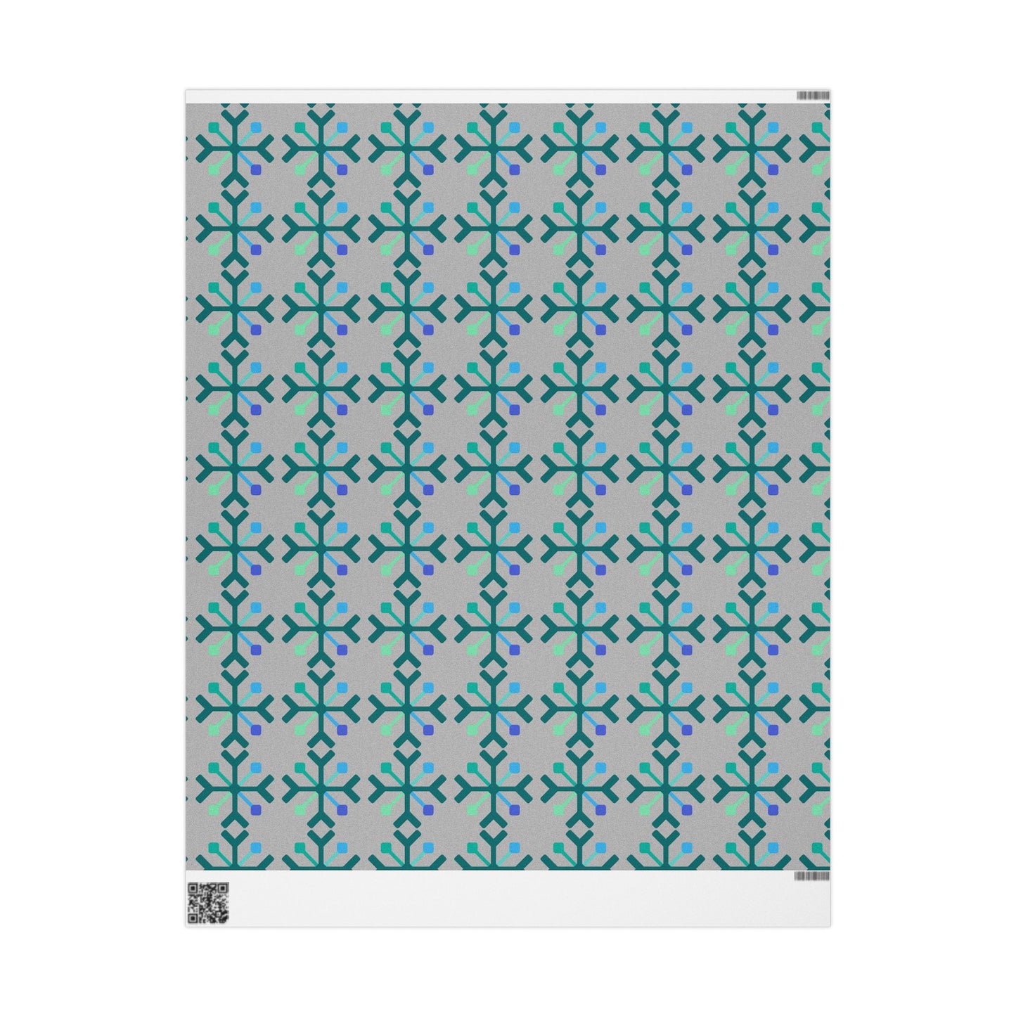 MLM Pride Flag Snowflake Wrapping Paper - Multiple Sizes/Finishes