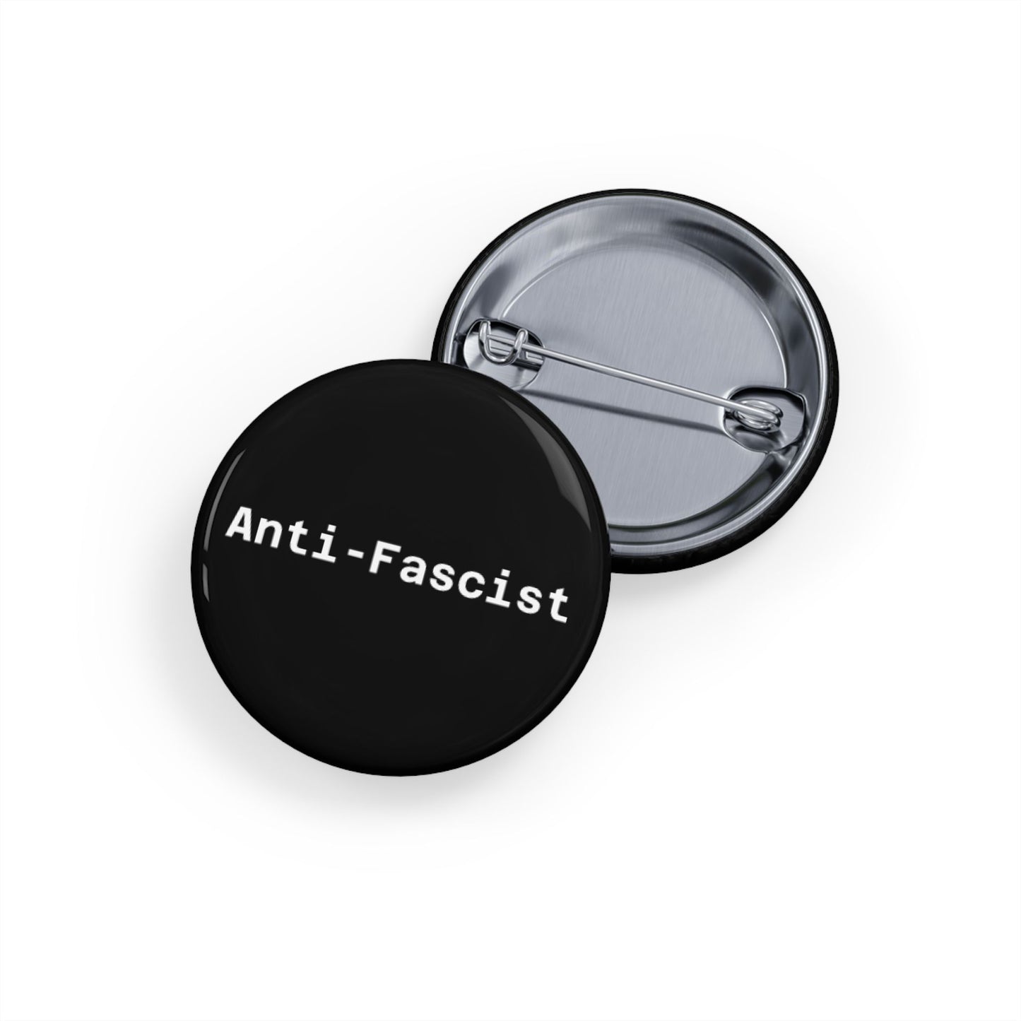 Anti-Fascist Round Pins - Multiple Sizes