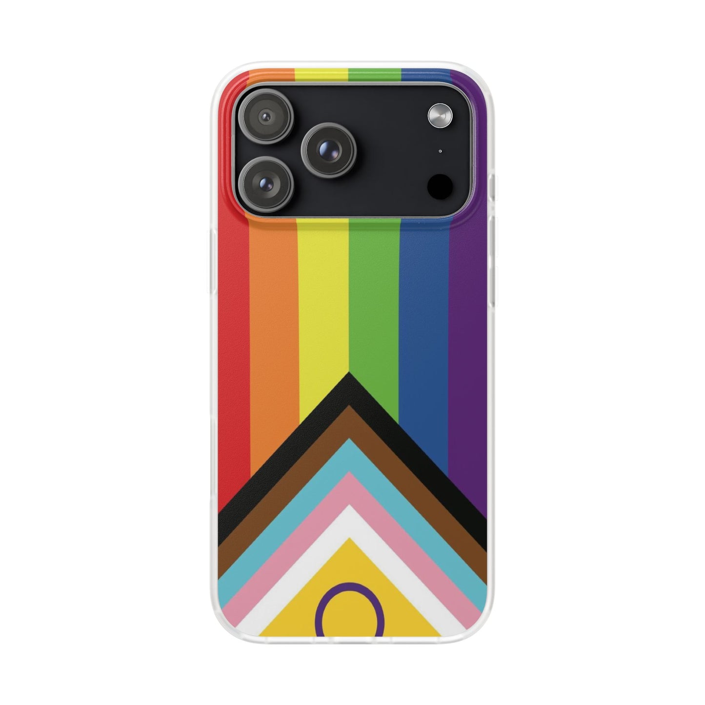 Inclusive Progress Pride Flag iPhone Flexi Case - Multiple Generations