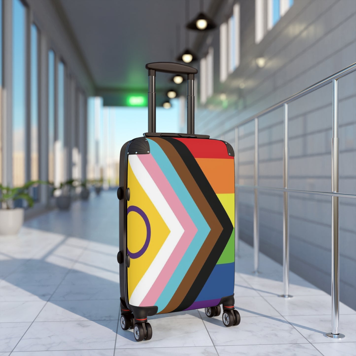 Inclusive Progress Pride Flag Roller Bag - Multiple Sizes