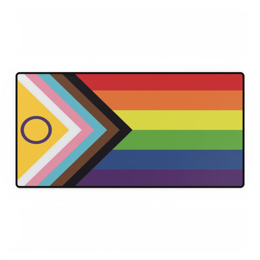 Inclusive Pride Progress Flag Desk Mat