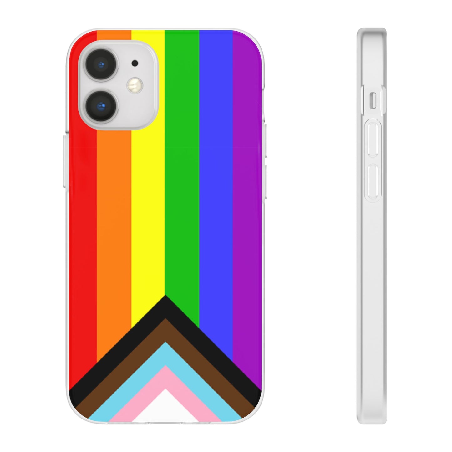 Progress Pride Flag iPhone Flexi Case - Multiple Generations