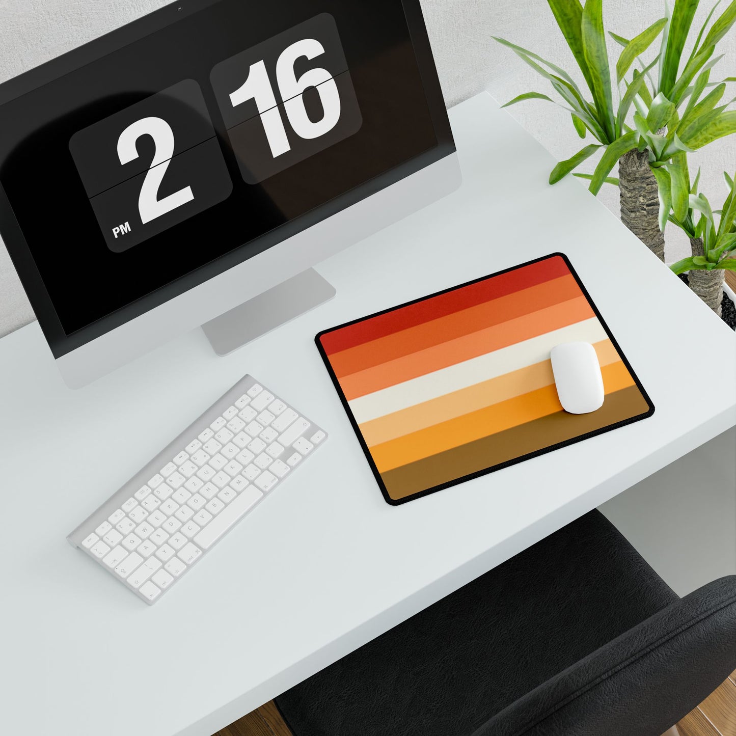 Butch Pride Flag (Mod Q) Desk Mat - Multiple Sizes