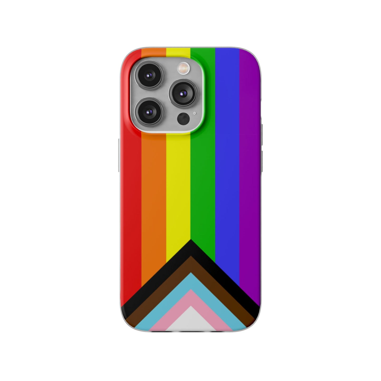 Progress Pride Flag iPhone Flexi Case - Multiple Generations