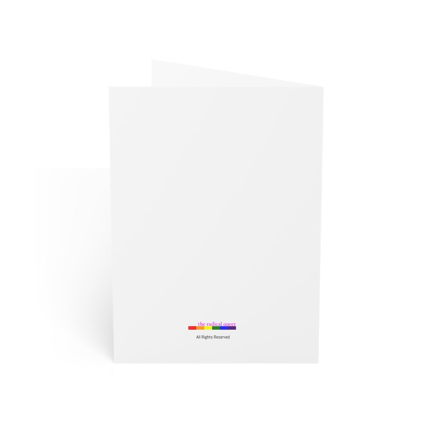 Agender Pride Flag Snowflake Greeting Cards