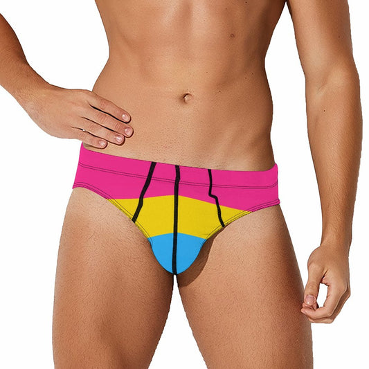 Pansexual Pride Flag Briefs – Traditional Masculine Cut