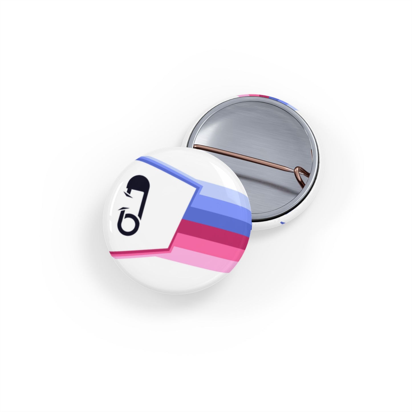ABDL Fetish Flag Round Pin