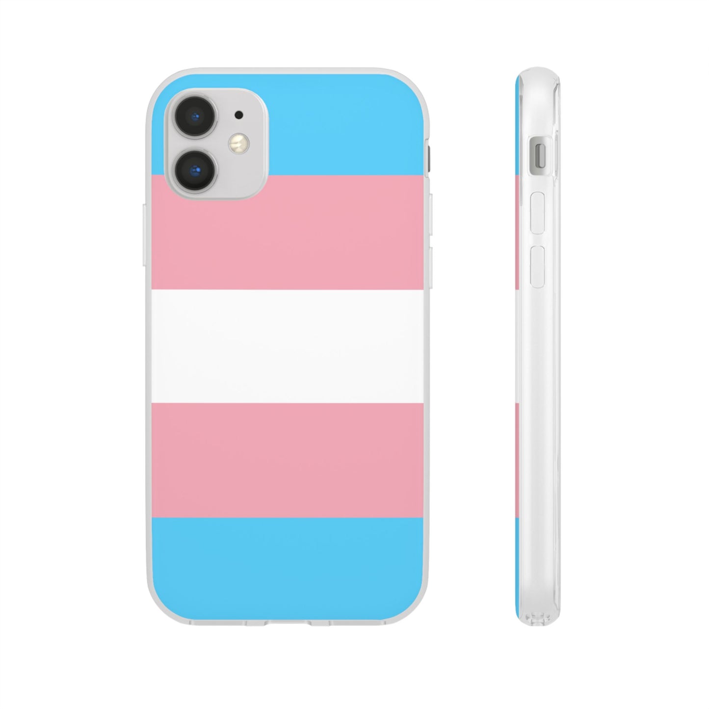 Transgender Pride Flag iPhone Flexi Case - Multiple Generations