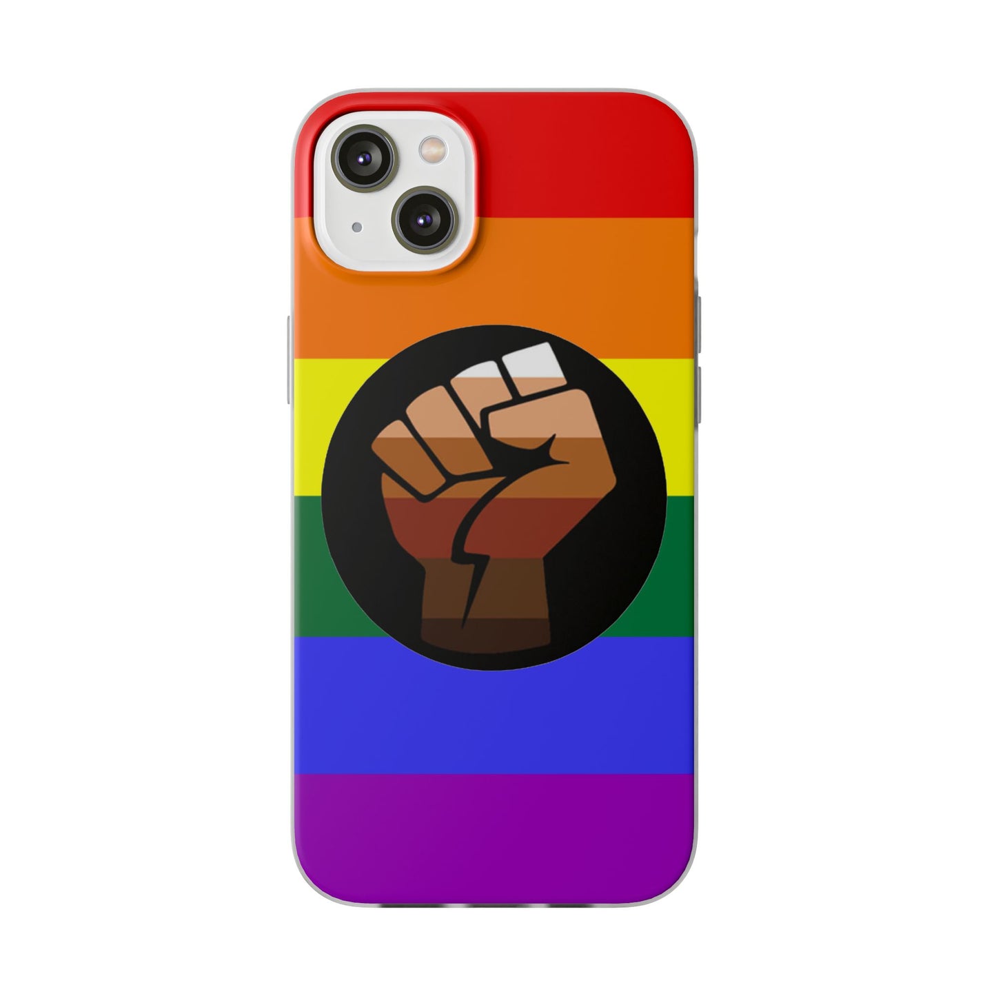 QPOC Pride Flag iPhone Flexi Case - Multiple Generations