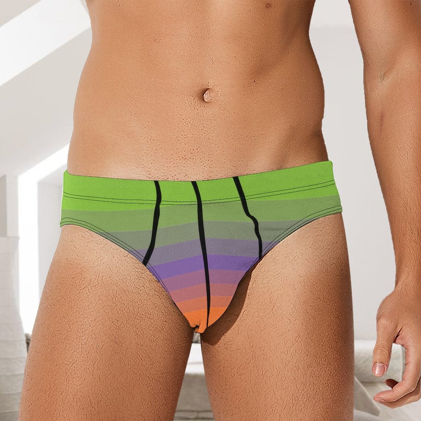Aliagender Pride Flag Briefs – Traditional Masculine