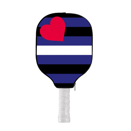 Leather Pride Flag Pickleball Paddle Cover