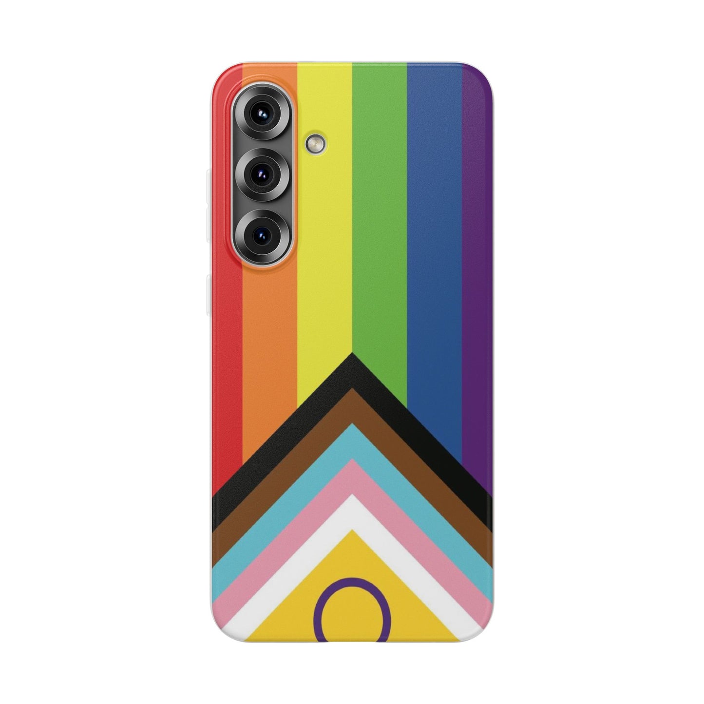 Inclusive Progress Pride Flag Samsung Flexi Case - Multiple Generations