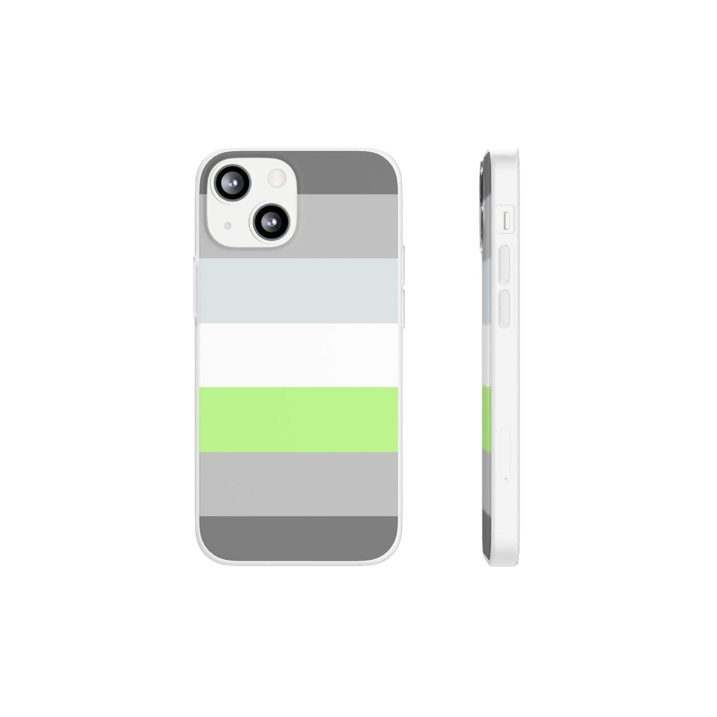 Demiagender Pride Flag iPhone Flexi Case - Multiple Generations