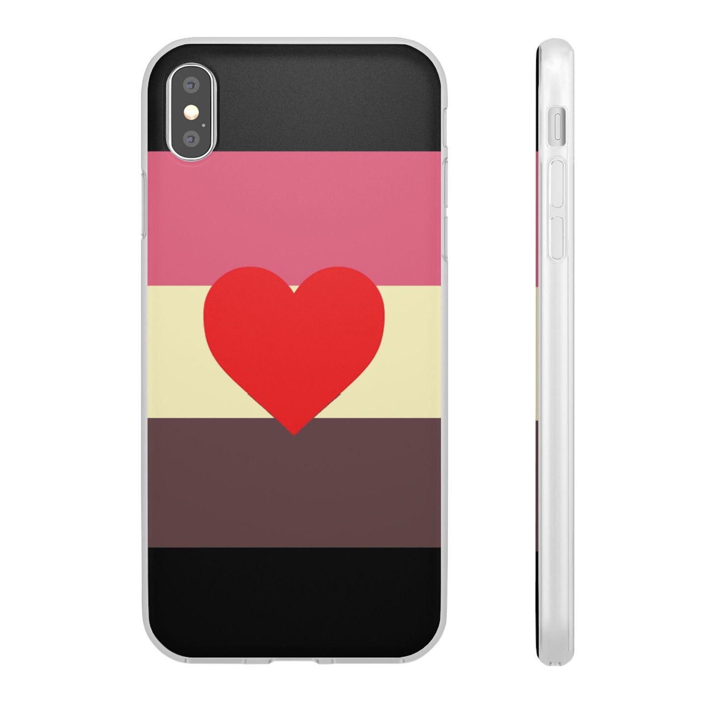 Fat Fetish Pride Flag iPhone Flexi Case - Multiple Generations