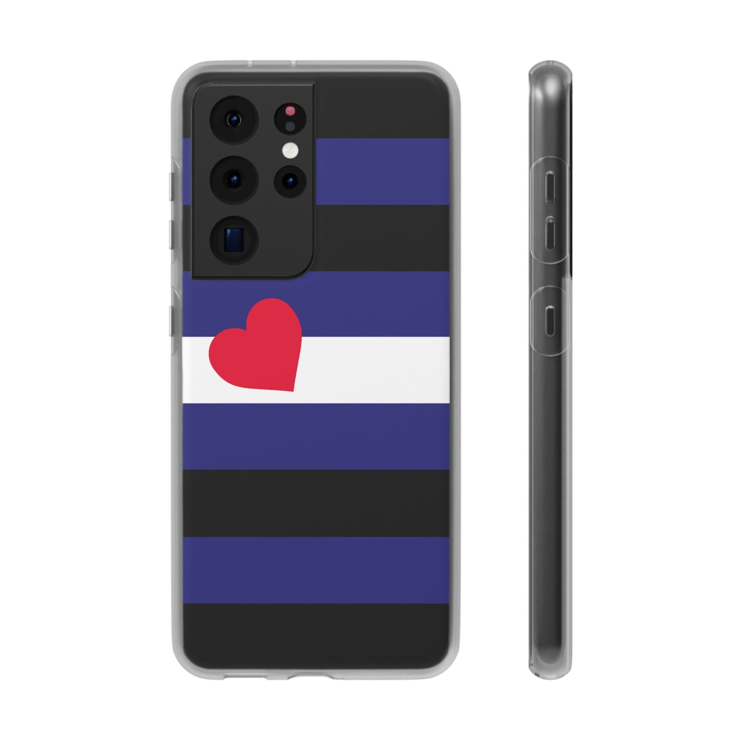 Leather Pride Flag Samsung Flexi Case - Multiple Generations