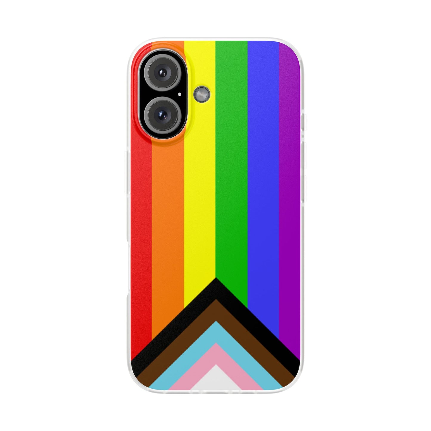 Progress Pride Flag iPhone Flexi Case - Multiple Generations