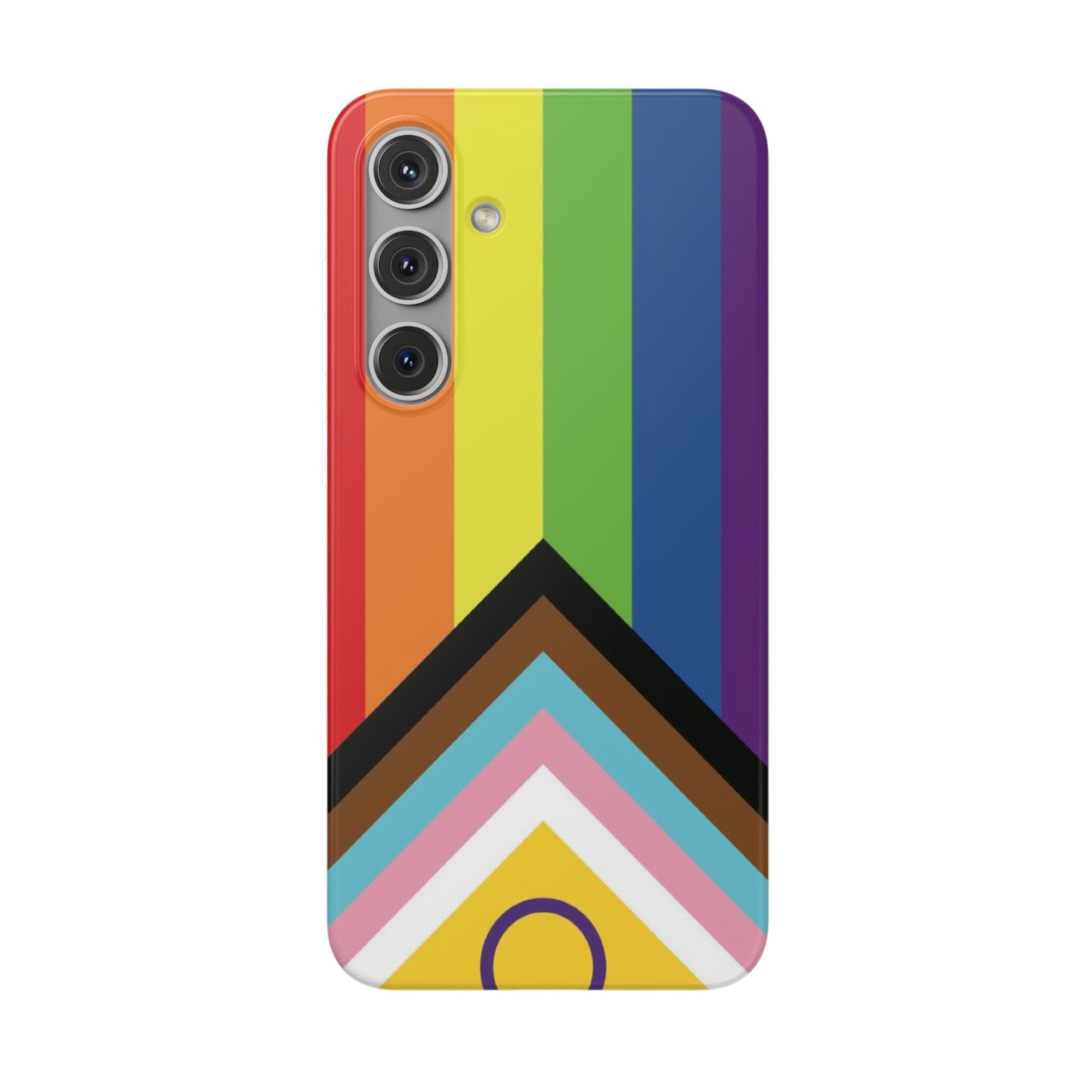 Inclusive Progress Pride Flag Samsung Flexi Case - Multiple Generations