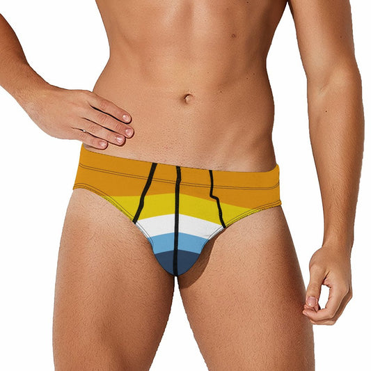 Aroace Pride Flag Briefs – Traditional Masculine Cut
