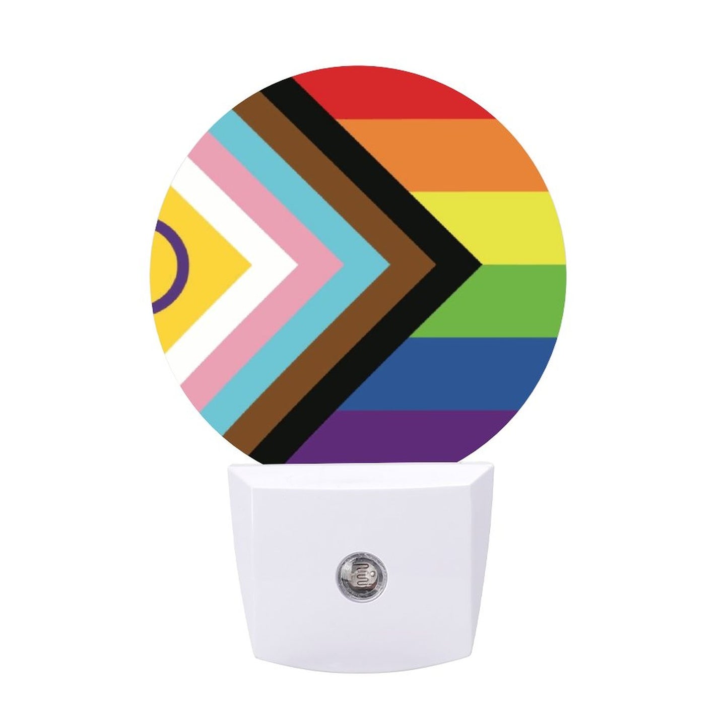 Inclusive Progress Pride Flag Night Light - Multiple Sizes