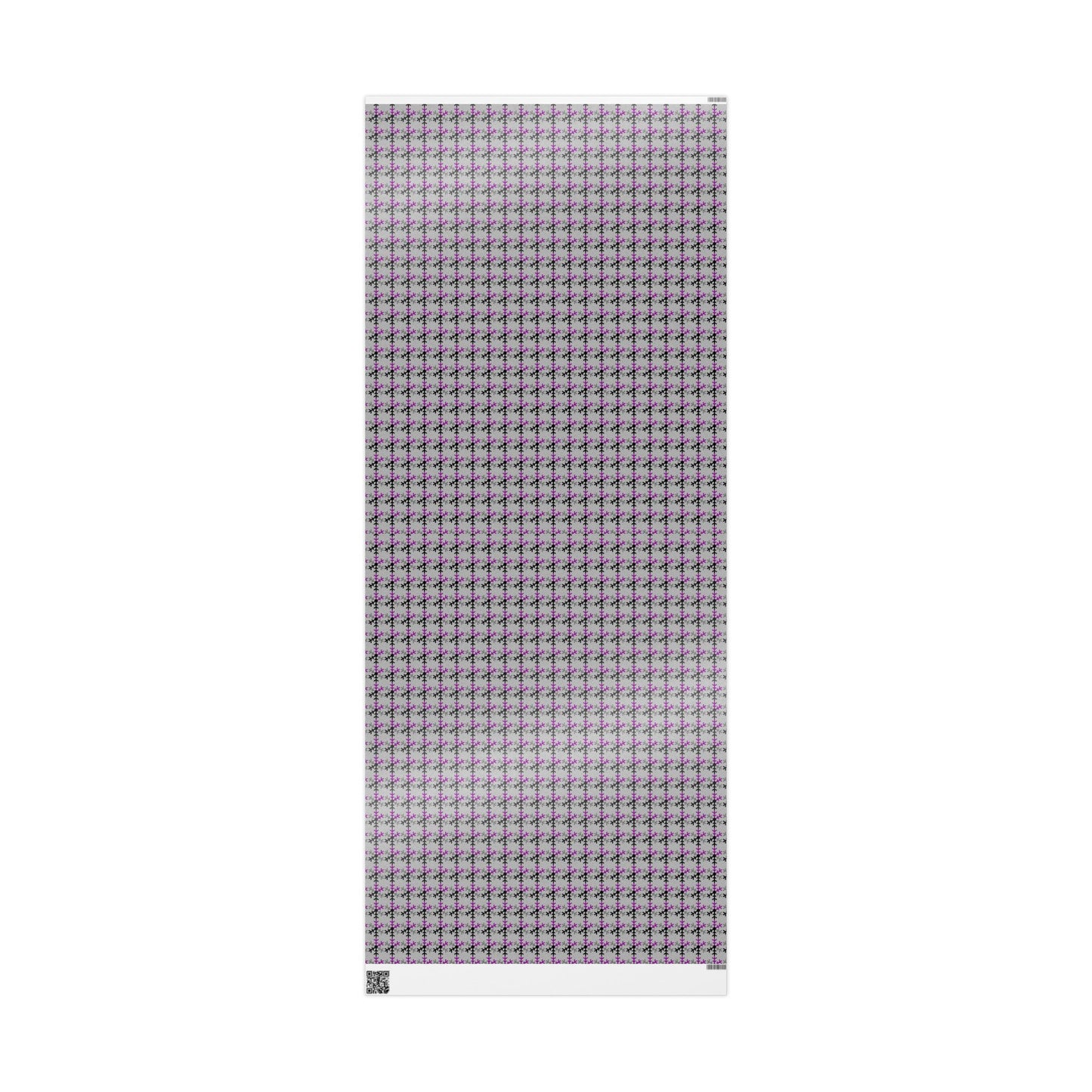 Demisexual Pride Flag Snowflake Wrapping Paper - Multiple Sizes/Finishes