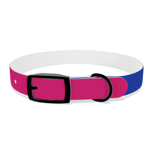 Bisexual Pride Flag Dog Collar