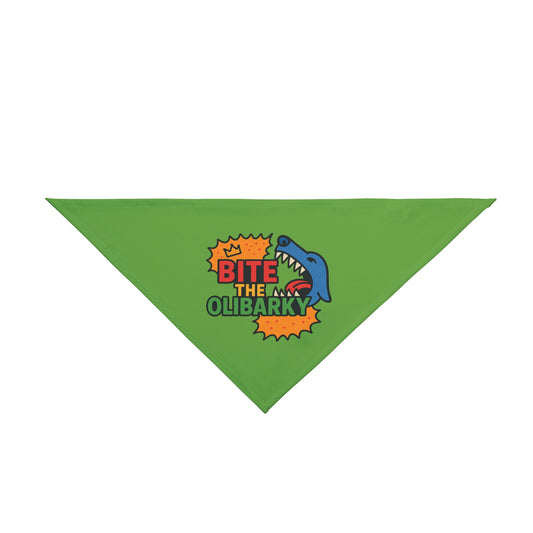 Bite the Olibarky Pet Bandana