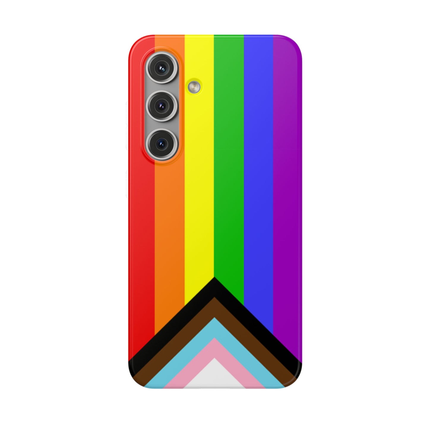 Progress Pride Flag Samsung Flexi Case - Multiple Generations