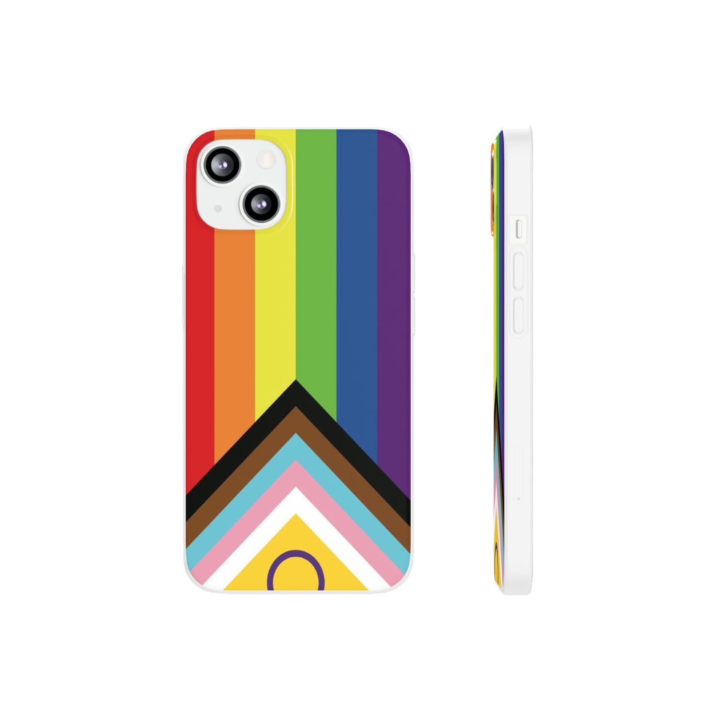 Inclusive Progress Pride Flag iPhone Flexi Case - Multiple Generations