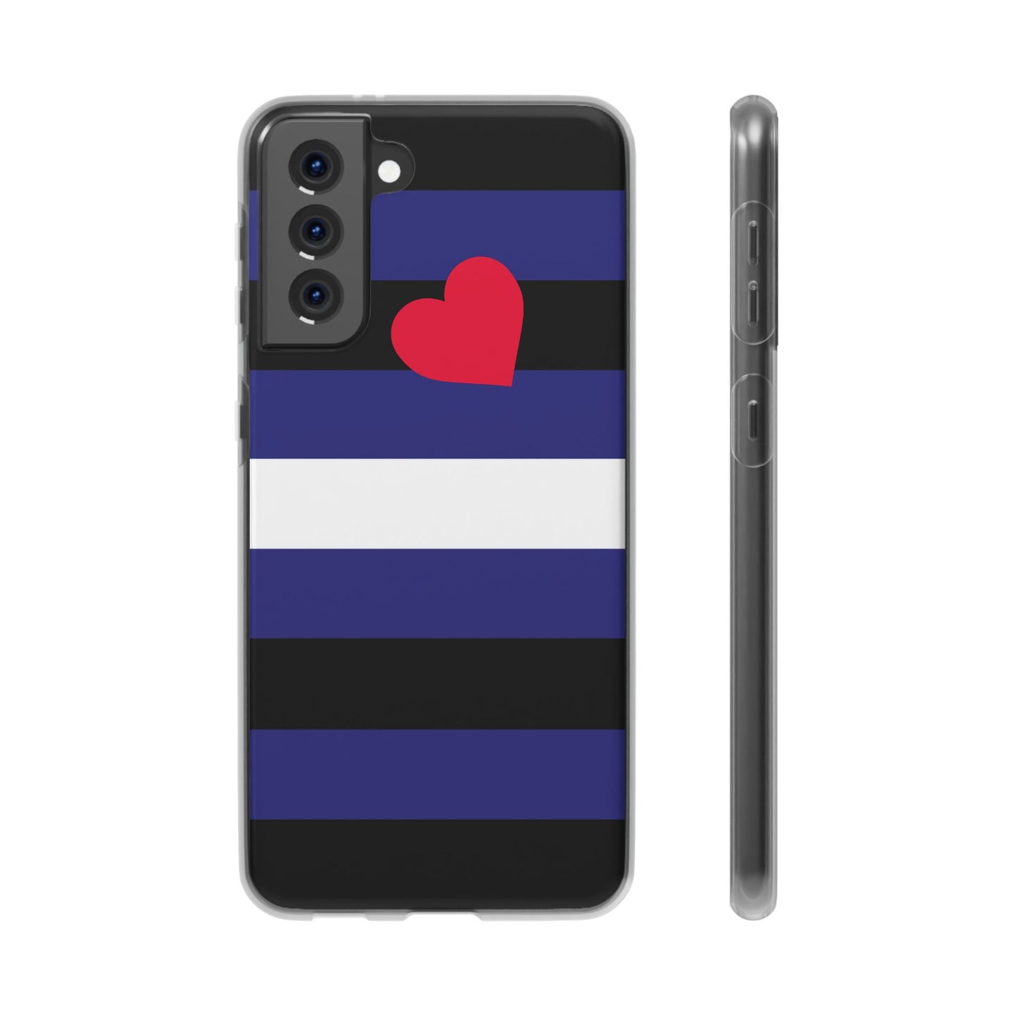 Leather Pride Flag Samsung Flexi Case - Multiple Generations