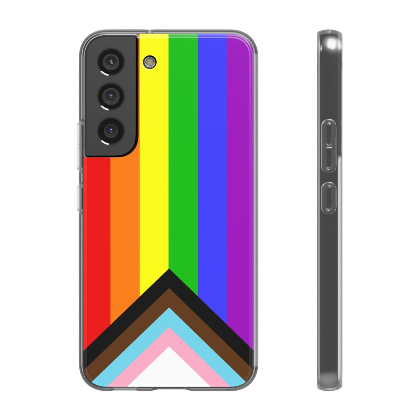 Progress Pride Flag Samsung Flexi Case - Multiple Generations