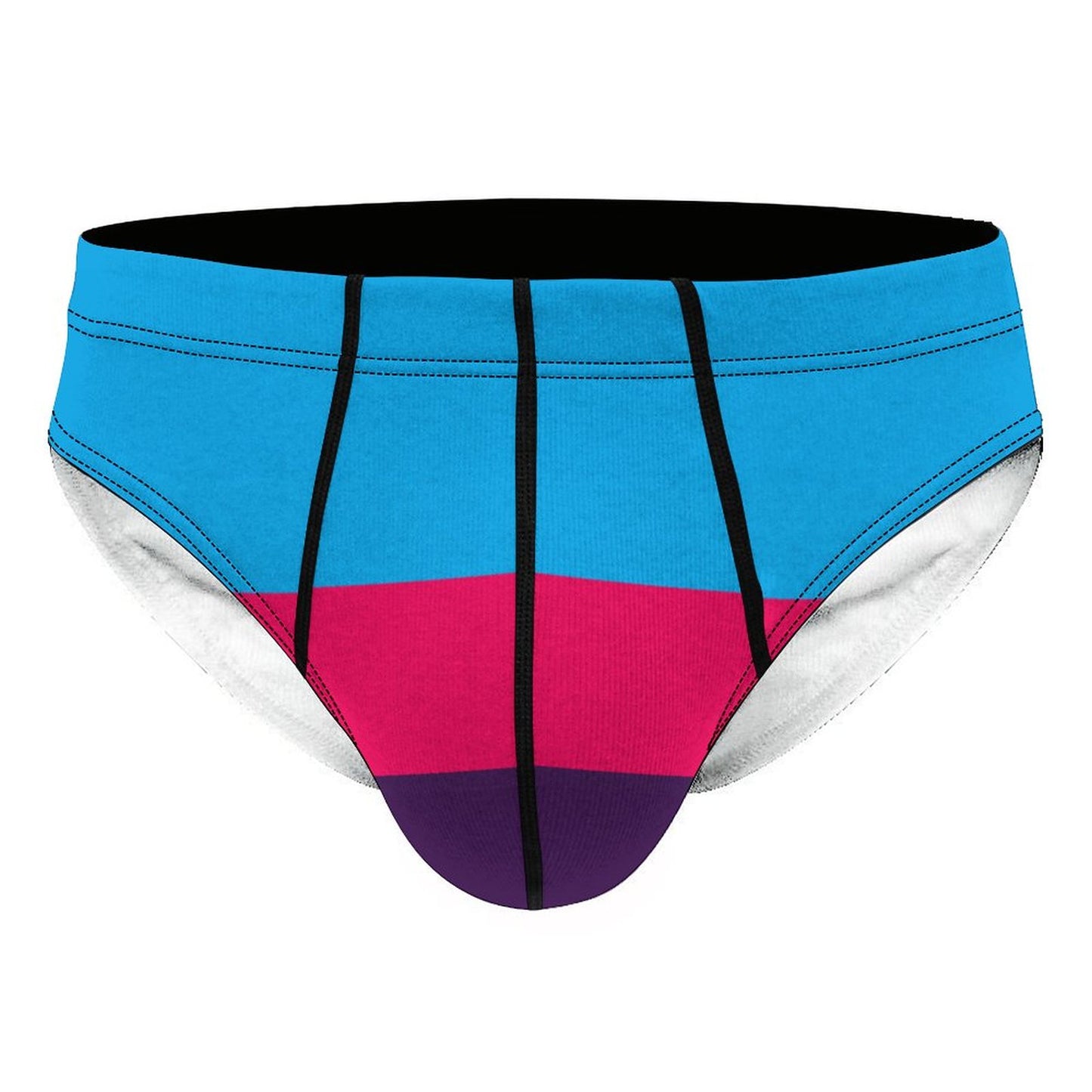 Polyamory Pride Flag Briefs – Traditional Masculine Cut