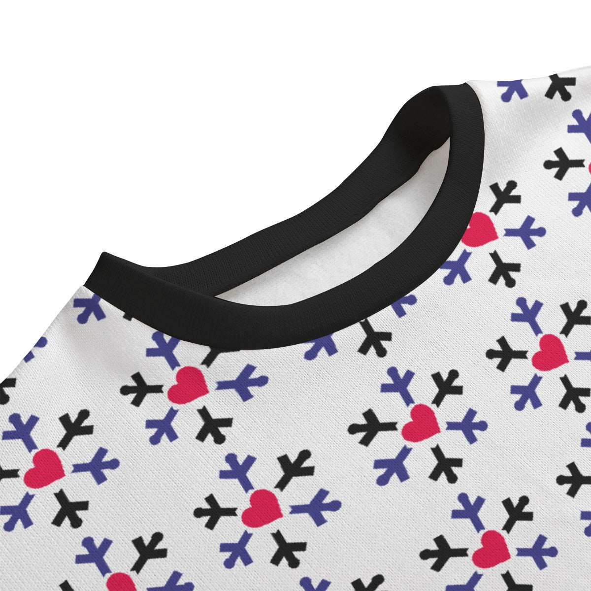 Leather Pride Flag Snowflake Knitted Fleece - All Genders