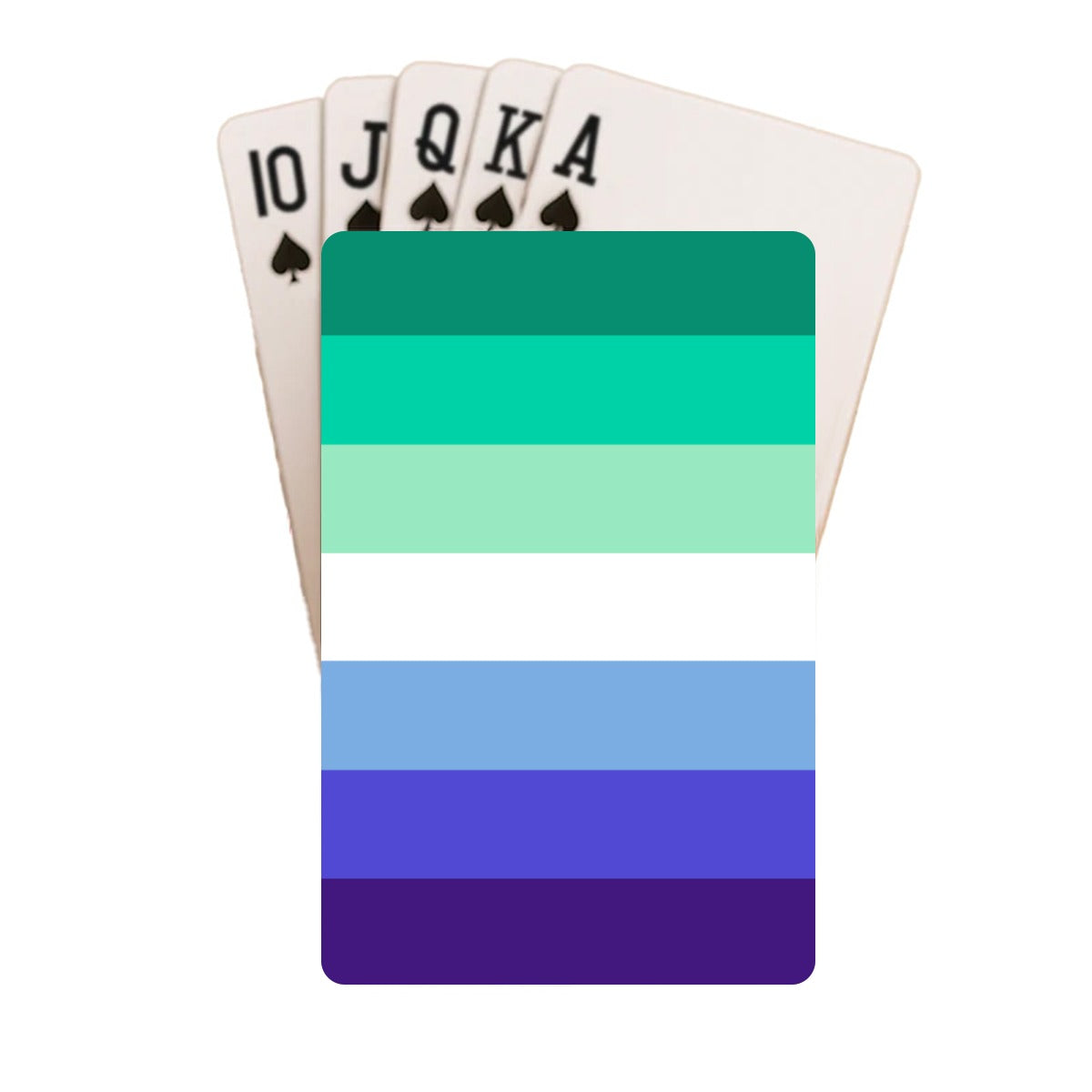 MLM Pride Flag Playing Cards with Tin Case