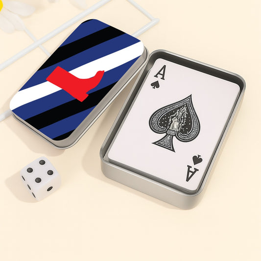 Boot Fetish Pride Flag Playing Cards with Tin Case