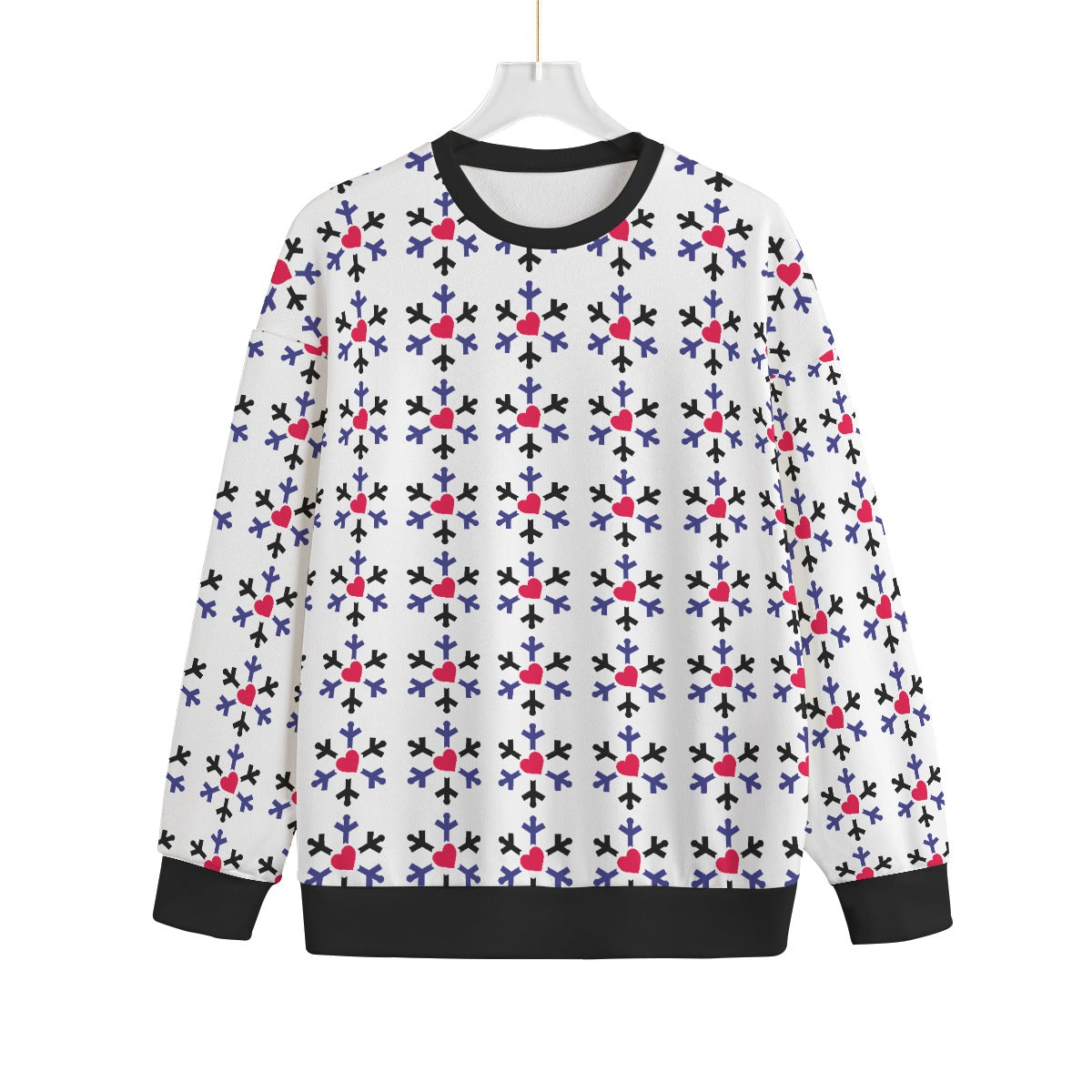 Leather Pride Flag Snowflake Knitted Fleece - All Genders